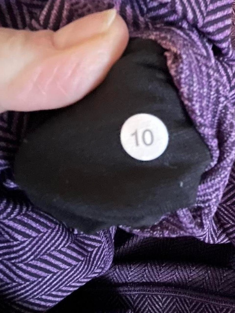 Lululemon Wunder Under High-Waist Purple Performance Leggings 28” - Picture 5 of 5